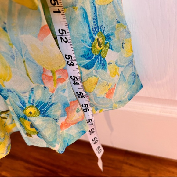 Wild Orchid Halter Neck Flared Dress La Fuori Anthropologie Floral Maxi NWT - Picture 8 of 16